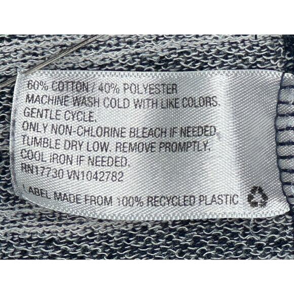 Wild Fable Navy Blue White Stripe Cotton Blend Drawstring Shorts L - Picture 4 of 5